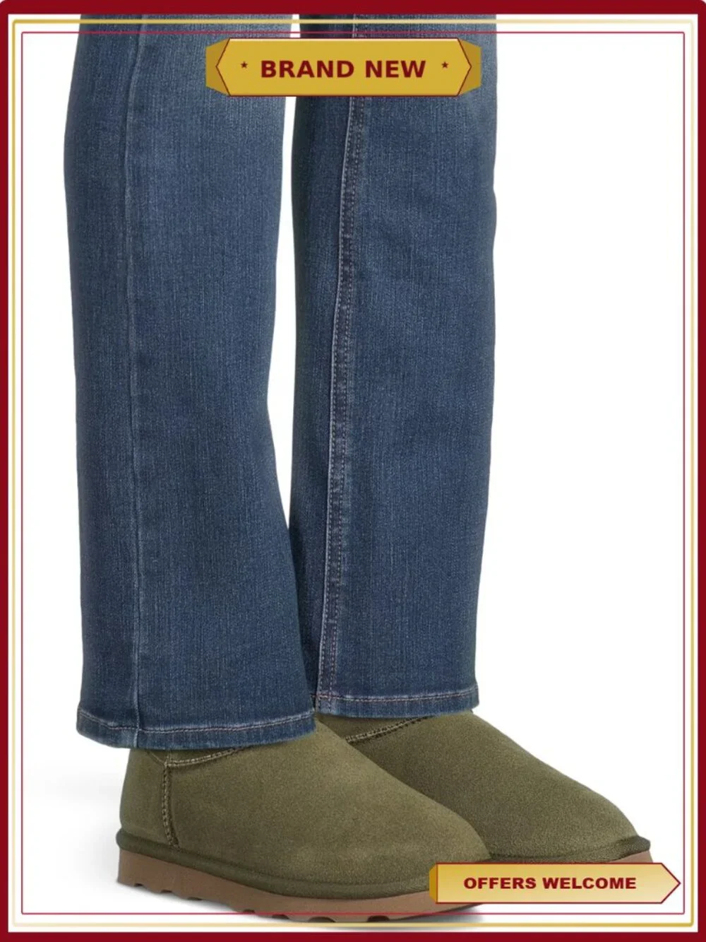 Suede Boots with Faux Fur Lining, Comfortable Casual Ankle Boots